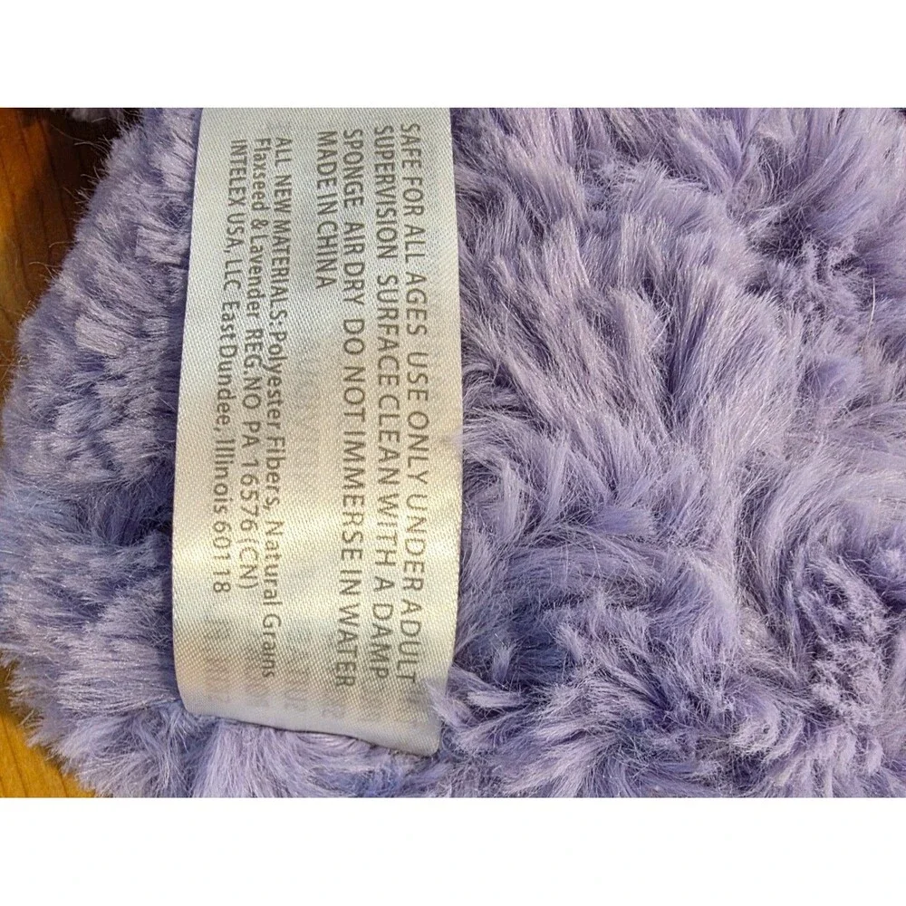Warmies Lavender Teddy Bear Microwavable Weighted Plush French Lavender 13